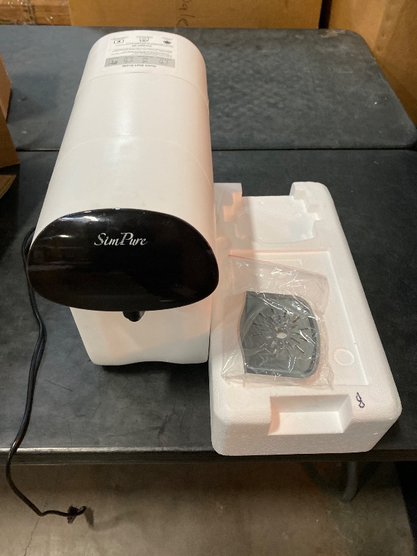 Photo 1 of SimPure Y7P-W UV Countertop Reverse Osmosis Water Filter, NSF/ANSI 58 Certified, 5 Stage RO Water Filtration System, Water Purifier for Home, 4: 1 Pure to Drain, BPA Free (No Installation Required)