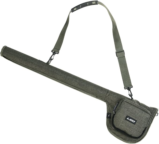 Photo 1 of Lixada Fly Fishing Rod Case,Portable Fishing Tackle Bag,Canvas Fishing Pole Storage Bag Fly Rods Reels Durable Carry Case