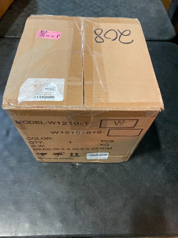 Photo 1 of D'vine Dev 10 Inch Ceramic Planter Pot with Drainage Hole and Saucer, Indoor Cylinder Round Planter Pot, White, 94-O-E-1