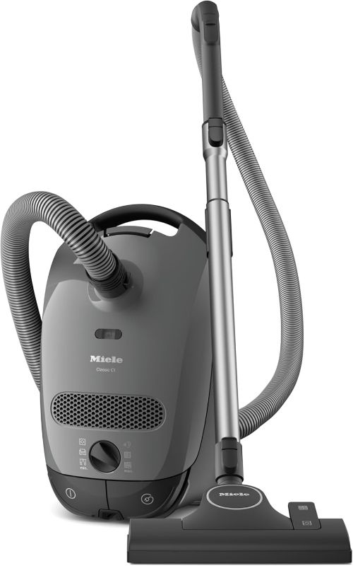 Photo 1 of Miele Classic C1 Pure Suction Bagged Canister Vacuum, Graphite Grey - Portable, Household
