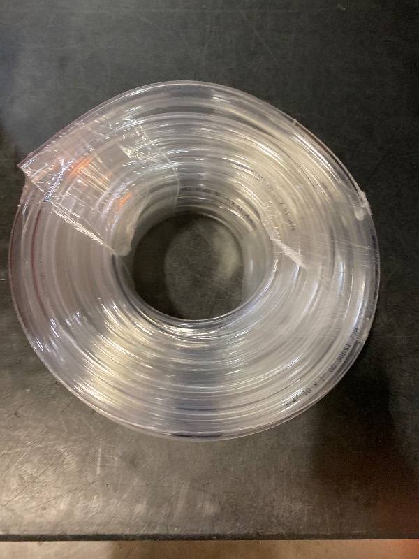 Photo 1 of Eastrans 50ft x 3/4" ID Clear Vinyl Tubing, Flexible Hybrid PVC Tubing Hose, Lightweight Plastic Tube UV Chemical Resistant Vinyl Hose, BPA Free and Non Toxic