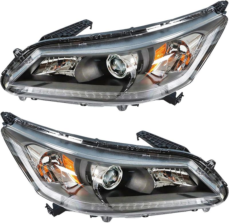 Photo 1 of LABLT Headlights Replacement for Accord Sedan 2013 2014 2015 Projector Headlight Right Side (Passenger Side) (ONLY)