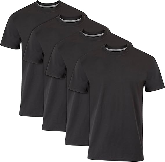 Photo 1 of (S) Hanes Ultimate Men's Fresh Iq Slim Fit Crew Undershirt, 4-Pack