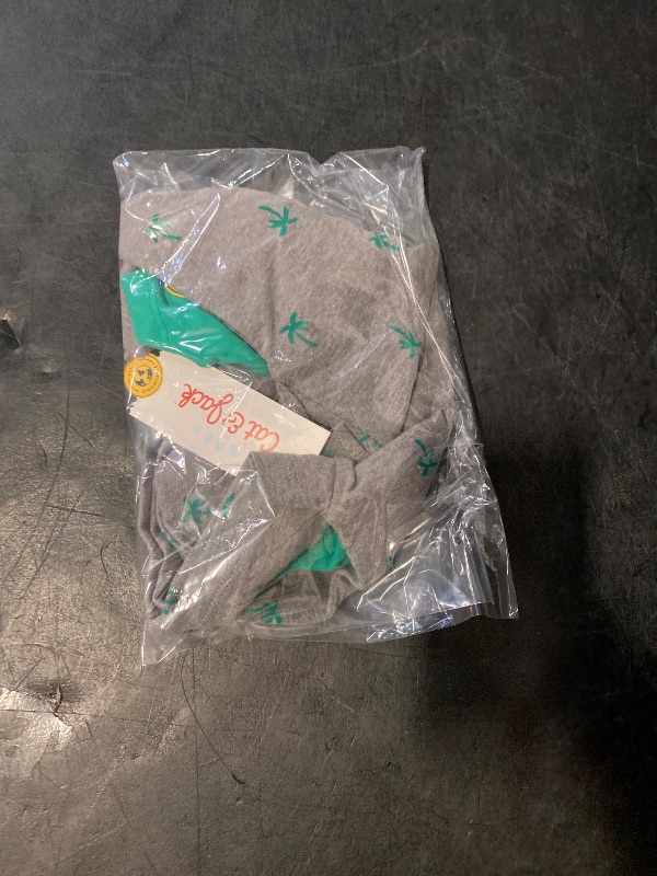 Photo 1 of 12M Baby Boys' Top & Bottom Set - Cat & Jack™ Green/Gray 12M