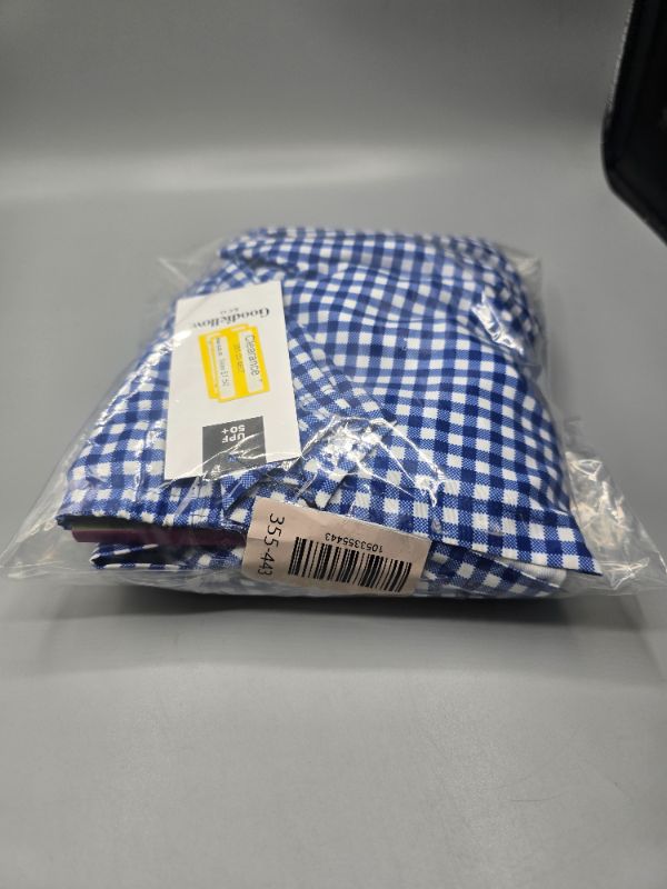 Photo 1 of 2Xl Men's Great American Summer 6" Swim Trunks - Goodfellow & Co™ Blue Gingham XXL