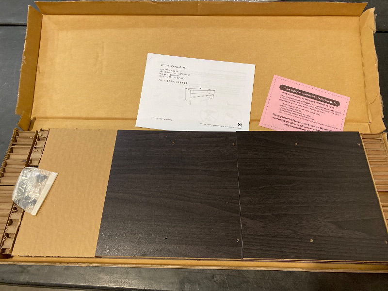 Photo 1 of 31" Stackable Shelf Espresso - Room Essentials