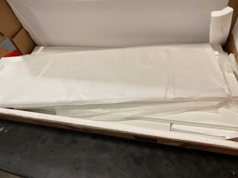 Photo 1 of Bookcase, Bookshelf, Freestanding Storage Unit, 8 Open Compartments, Used Horizontally, Vertically, Upside Down, 11 x 35.4 x 39.4 Inches, for Living Room, Study, Office, Cloud White