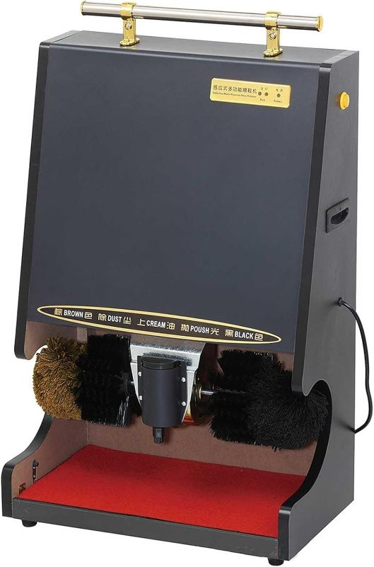 Photo 1 of Automatic Shoe-Shine Machine - Low Noise Shoe Polisher Machine, Electric Shoe Shine Polisher, Easy to Clean, for Home Shop Hotel Lobby