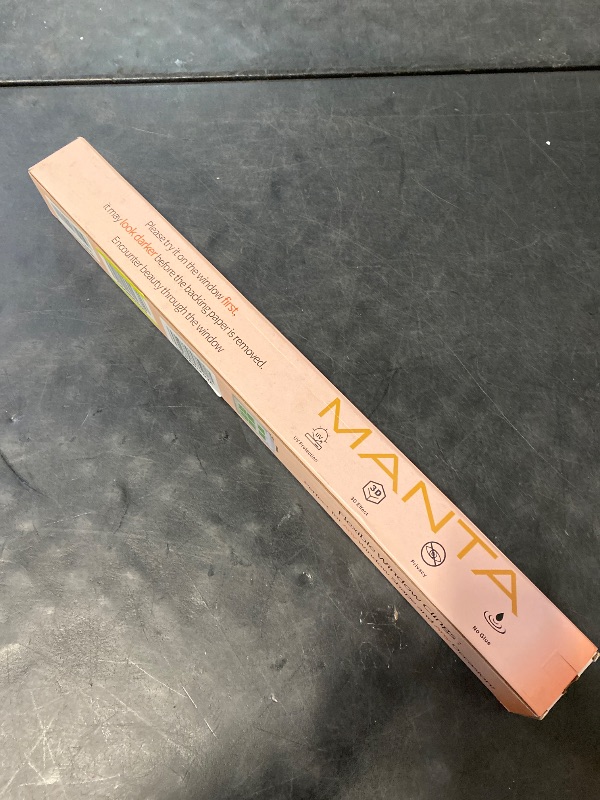 Photo 1 of 3D Stained Glass Window Privacy Film, Heat Control UV Blocking Static Cling Decorative Window Film for Bathroom,Front Door,Home Non Adhesive 23.6 x 35.4 inches Golden Filigree