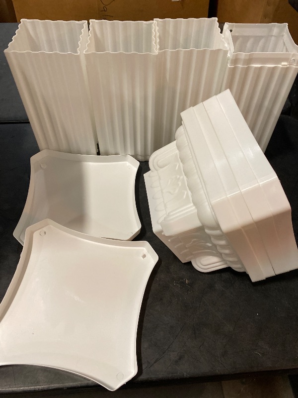 Photo 1 of 2Pcs Wedding Roman Column Set, 35.43"/ 90cm Tall Plastic Roman Pillars, Elegant Greek Column, Wedding Column Stand, Event Party Decorative Column Holder