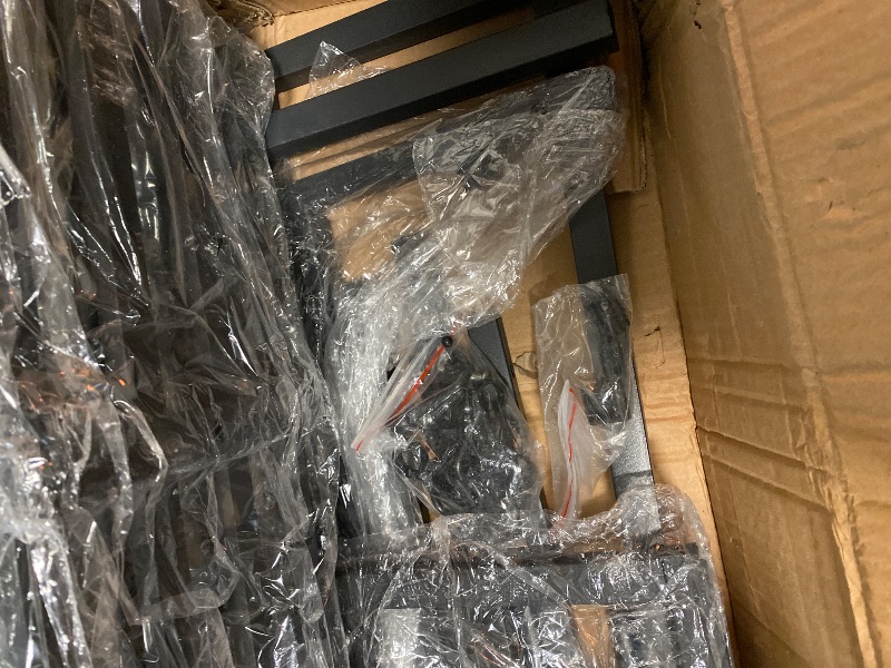 Photo 1 of Large Metal Plant Stand With Hanging Tall Plant Pot Shelf Heavy Duty Ladder Shape Plant Rack Outdoor Courtyard Display Rack For Multiple Plants Plant Shelves For Home/Garden/Balcony(31in)