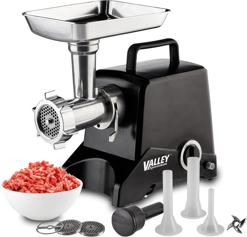 Photo 1 of #12 Electric Meat Grinder, Electric Meat Chopper Aluminum Housing, Heavy Duty Meat Mincer, Sausage Stuffer Maker, Ideal for Regular Use,Black