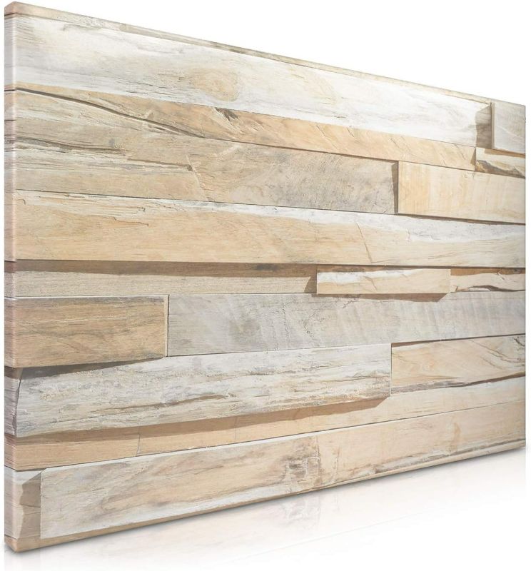 Photo 1 of Navaris Magnetic Dry Erase Board - 16 x 24 inches Decorative White Board for Wall with Design, Includes 5 Magnets and Marker - Stone Wall