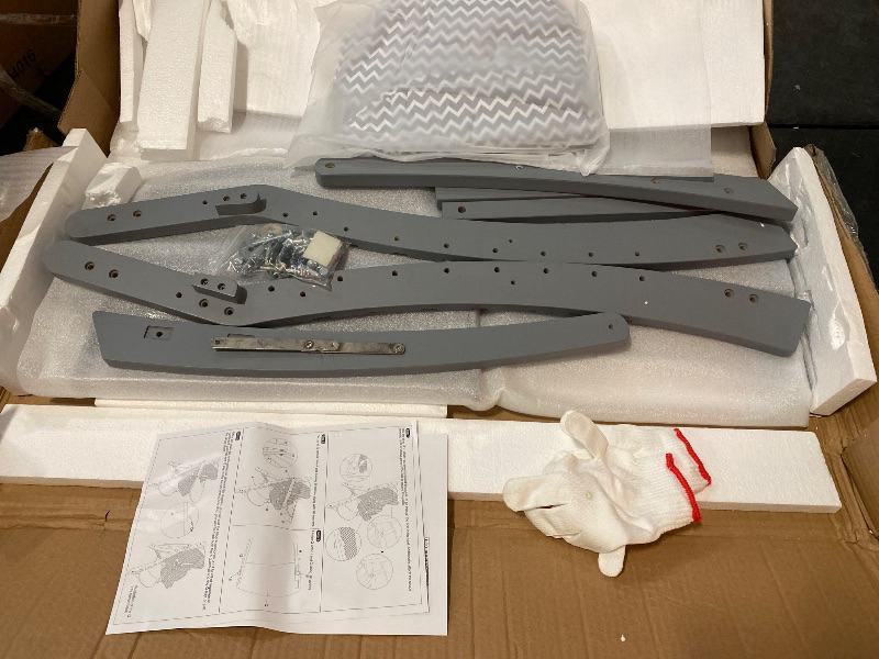 Photo 1 of Foldable High Chair with Soft Cushion, High Chairs for Babies and Toddlers, Height Adjustable Feeding Chair, Adjustable Backrest and Footrest, Lockable Wheels, Star Gray