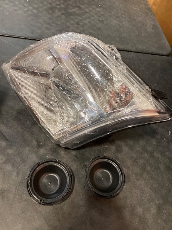 Photo 1 of Chrome Housing Halogen Headlight Compatible with Ford Transit Connect 2010-2013 Includes Left Driver Side Headlamp