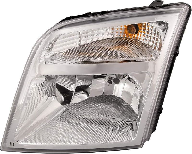 Photo 1 of Chrome Housing Halogen Headlight Compatible with Ford Transit Connect 2010-2013 Includes Left Driver Side Headlamp