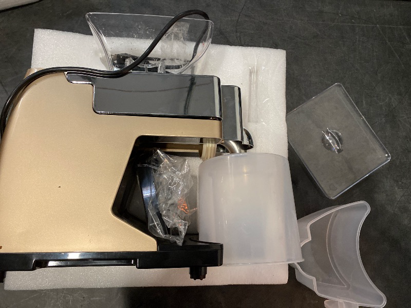 Photo 1 of 450W Oil Press Machine,Stainless Steel Cold Hot Oil Extractor,Commercial Grade Stainless Steel Oil Expeller Presser for Peanut Sesame