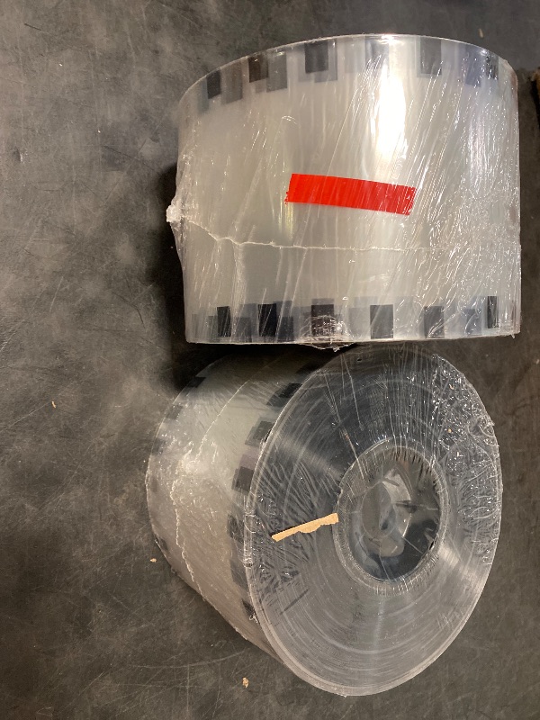 Photo 1 of 2 Rolls Cup Sealing Film Sealer for Cup Sealing Machine 90-105 mm 6400 16oz Plastic Cups for Bubble Tea, Water, Cold Coffee, Juice, Soda