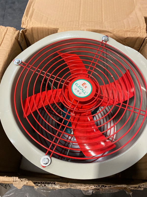 Photo 1 of Explosion Proof Fan Axial Fan Cylinder Pipe Explosion-proof Spray Booth Paint Fumes ExhaustFan, CBF-400D Tube Axial DuctFan, VentilationFan for Factories Warehouse Kitchen Workshop