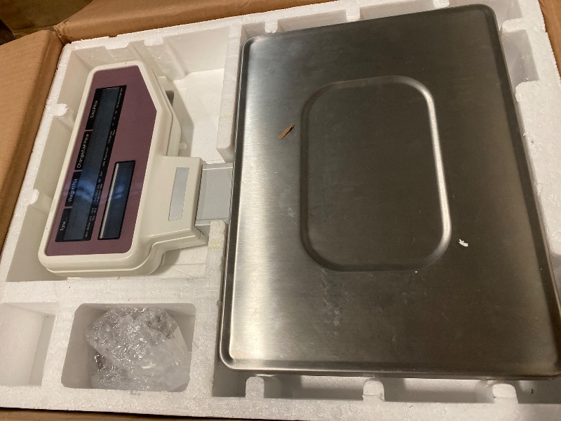 Photo 1 of Electronic Price Computing Scale 66 LB Digital Deli Meat Food Computing Retail Price Scale, Label Printing Scale with TD Printer for Deli Farmers Markets Restaurants