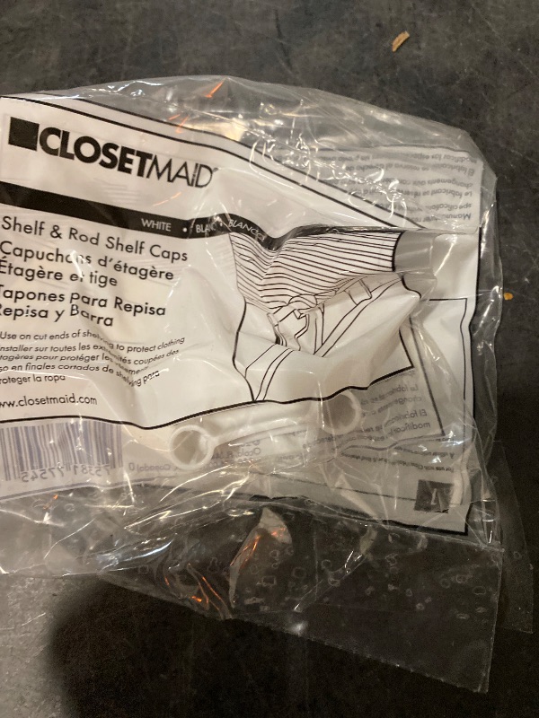 Photo 1 of 2Count (2-Pack) 2 in. Shelf and Rod End Caps