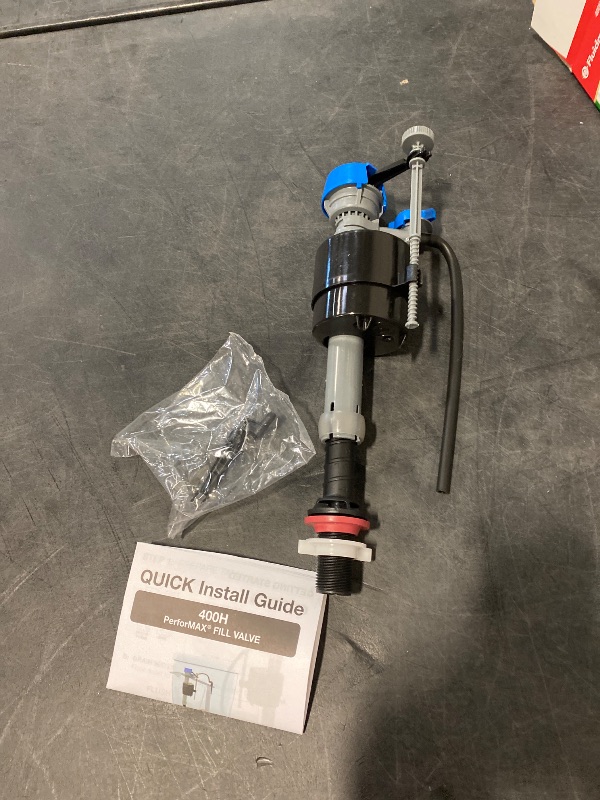 Photo 1 of Fluidmaster 400H-002 Performax Universal Toilet Fill Valve High Performance Tank and Bowl Water Control, 1-Pack, Multicolor