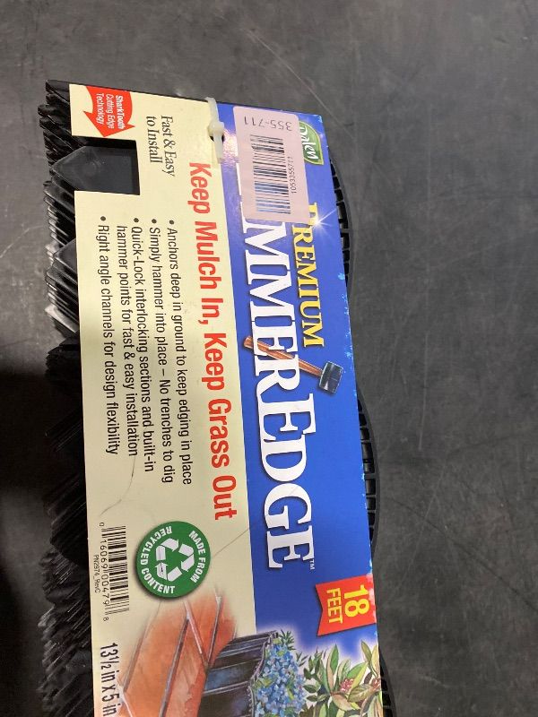 Photo 1 of Dalen HammerEdge Pound in Edging - 16 Durable Interlocking Pieces -18 feet of Coverage - Made in USA - Easy to Install - 1 Pack