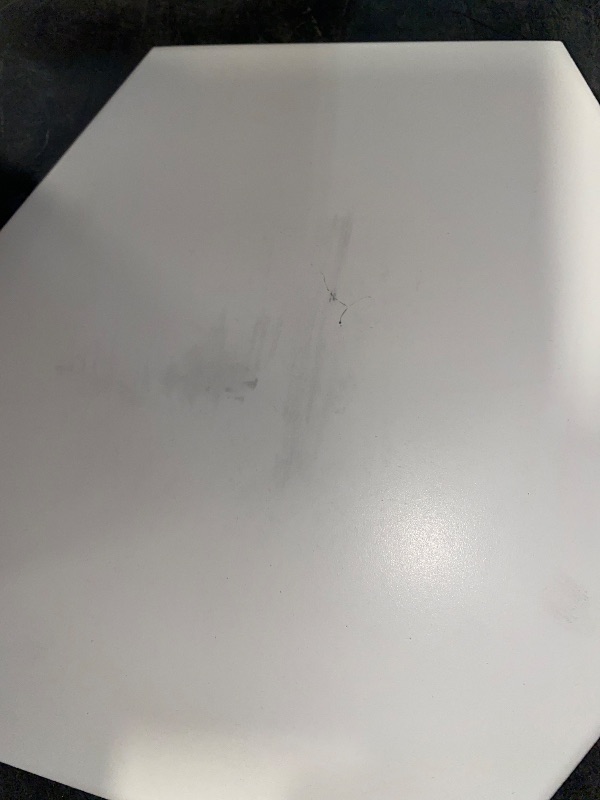 Photo 1 of  14 pc Glassel Bianco Hexagon 9 in. x 10 in. Matte Porcelain Floor and Wall Tile (6.89 sq. ft./Case)
