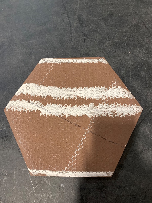 Photo 1 of  14 pc Glassel Bianco Hexagon 9 in. x 10 in. Matte Porcelain Floor and Wall Tile (6.89 sq. ft./Case)
