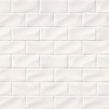 View 1 of 12 Pack Whisper White Glossy White Ceramic Subway Tile 3 in. x 6 in., Wall (1 sq. ft./Case)