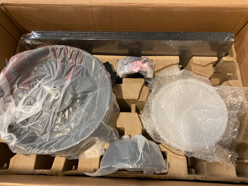 Photo 1 of Baxtan 56 in. Indoor Matte Black Ceiling Fan with Warm White Integrated LED with Remote Included