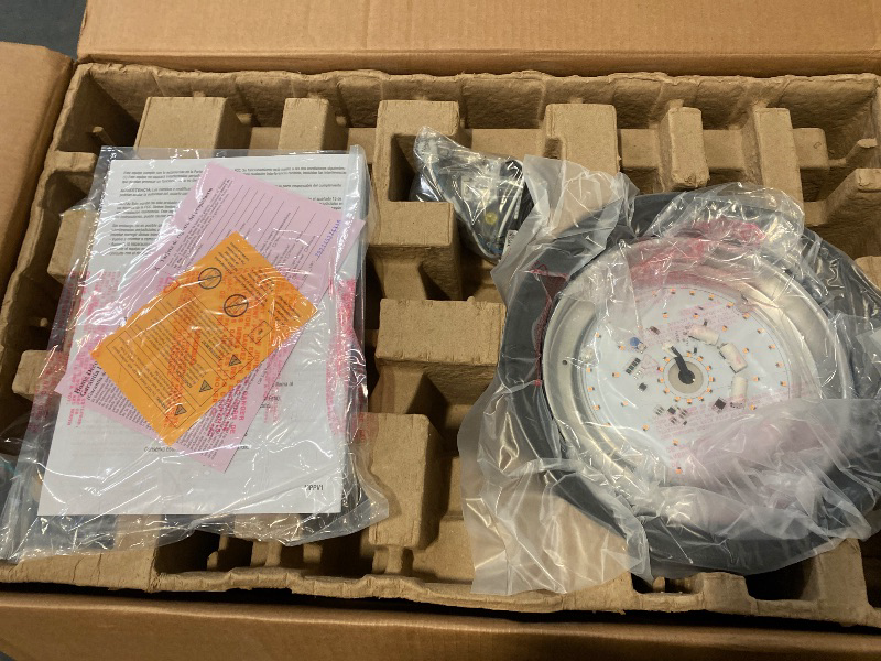 Photo 1 of Baxtan 56 in. Indoor Matte Black Ceiling Fan with Warm White Integrated LED with Remote Included