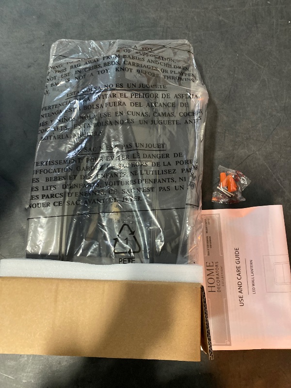 Photo 1 of Frolynn 16 in. 1-Light Oil Rubbed Bronze with Gold Highlights Integrated LED Outdoor Wall Light Sconce w/ Etched Glass