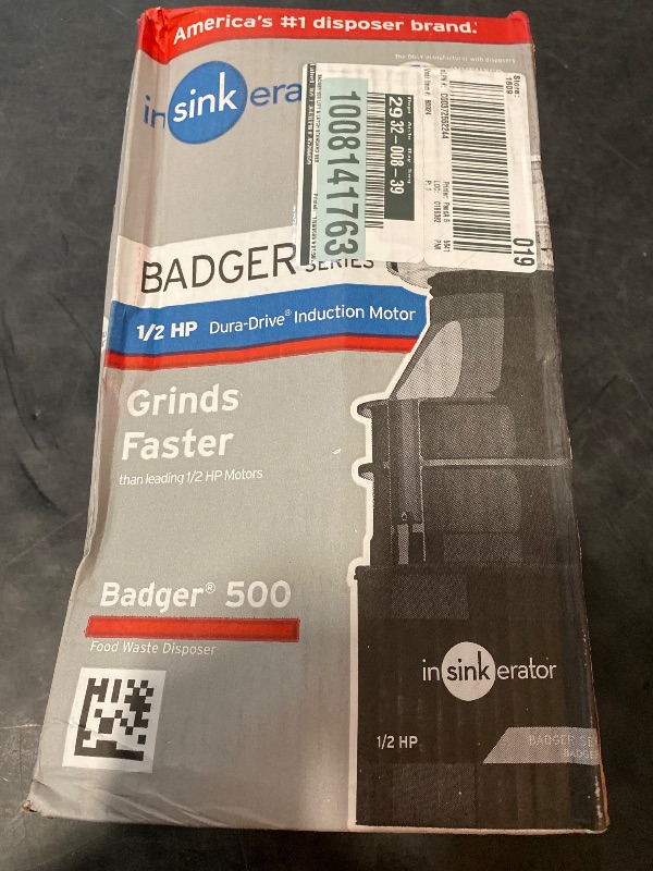 Photo 1 of Badger 500 Garbage Disposal, 1/2 HP
