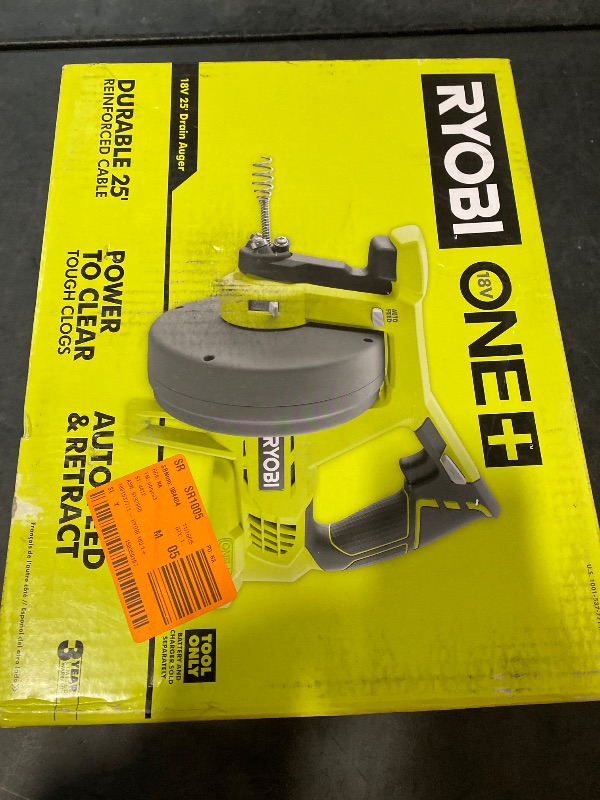 Photo 1 of 18V ONE+ Drain Auger (Tool Only)