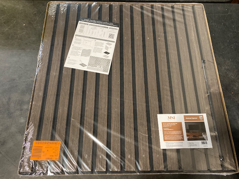 Photo 1 of MSI Harmony Espresso Mixed Wood Sound Absorbing Acoustic Panels 24 x 24