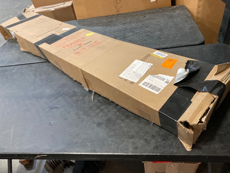 Photo 1 of 60 in. Bypass Sliding 2 Door Complete Hardware Kit with Zinc Track