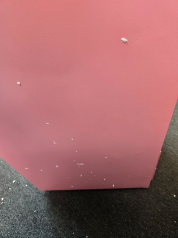 Photo 1 of 5-Drawer File Cabinet, Metal Mobile File Cabinet with Wheels, Filing Cabinet Under Desk for Home/Office (Size:11.02" L x 16.1" W x 27.2" H,Color:Pink)