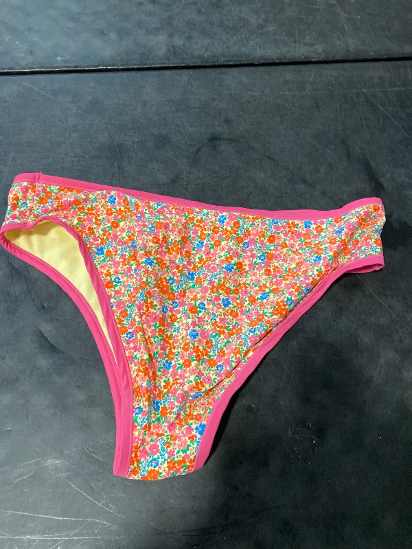 Photo 1 of 2X Women's Mid-Rise High Leg Cheeky Bikini Bottom