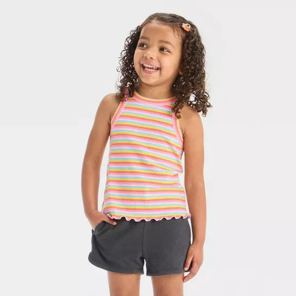 Photo 1 of 5T Toddler Girls' Ribbed T-Shirt