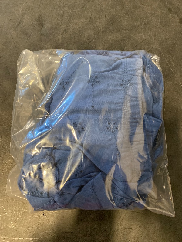 Photo 1 of L Girls' Tiered Eyelet Skort Navy Blue