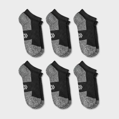 Photo 1 of L Boys' 6pk No Show Socks Black