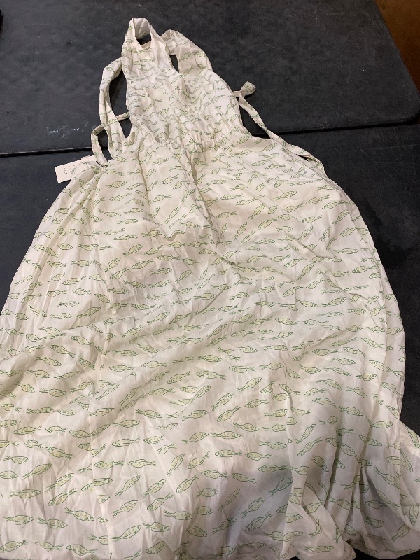 Photo 1 of L Women's Maxi Sundress Cream Print