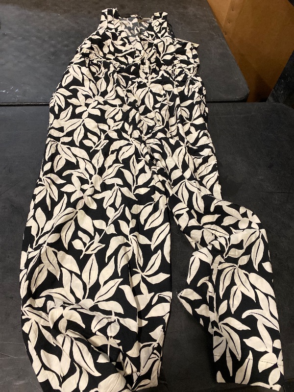 Photo 1 of L Women's Jumpsuit Black Leaf