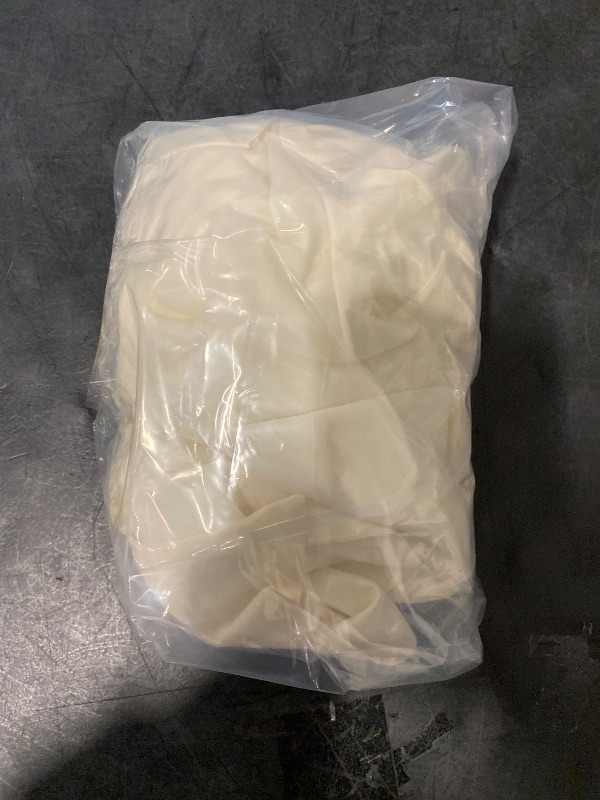 Photo 1 of L Women's Long Sleeve Button-Down Cropped Utility Shirt Cream