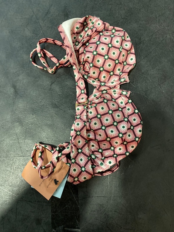 Photo 1 of 34B Women's Geo Print Balconette Underwire Bikini Top Multi