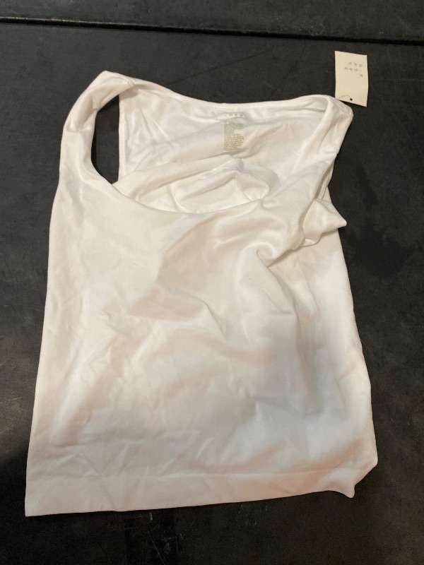 Photo 1 of M Women's Slim Fit Seamless Tank Top White