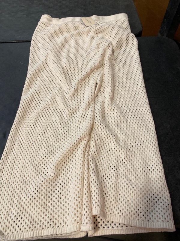 Photo 1 of L Women's Maxi Sweater Skirt Cream