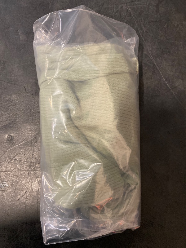 Photo 1 of 5T Toddler Girls' Short Sleeve Solid Ribbed Dress Olive Green