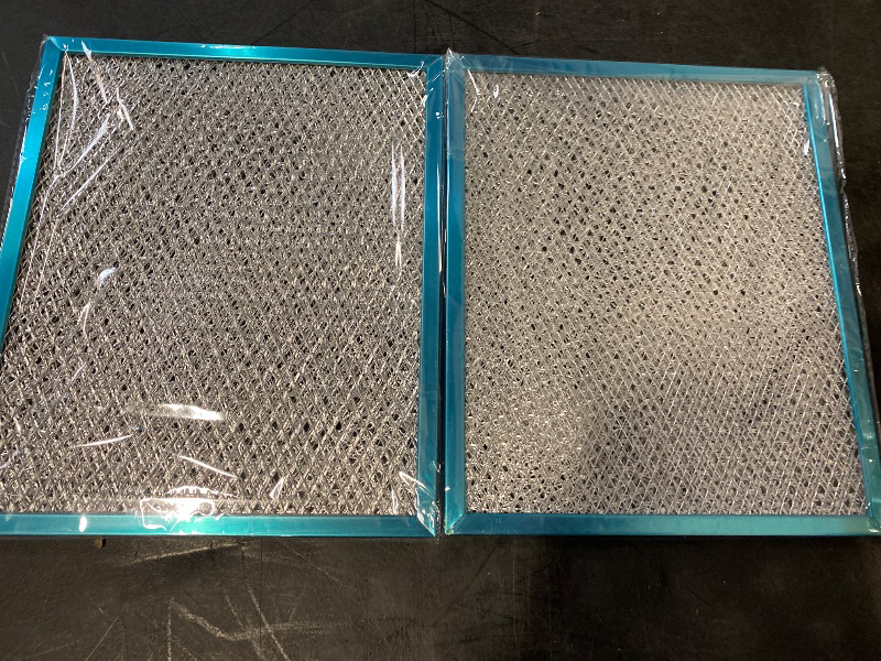 Photo 1 of Aluminum Range Hood Filter RHF0914-9-7/8" x 11-11/16" x 3/8" - Pack of 2